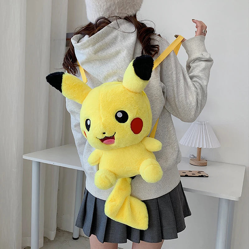 Kawaii Character Plush Backpack Soft Shoulder Bag