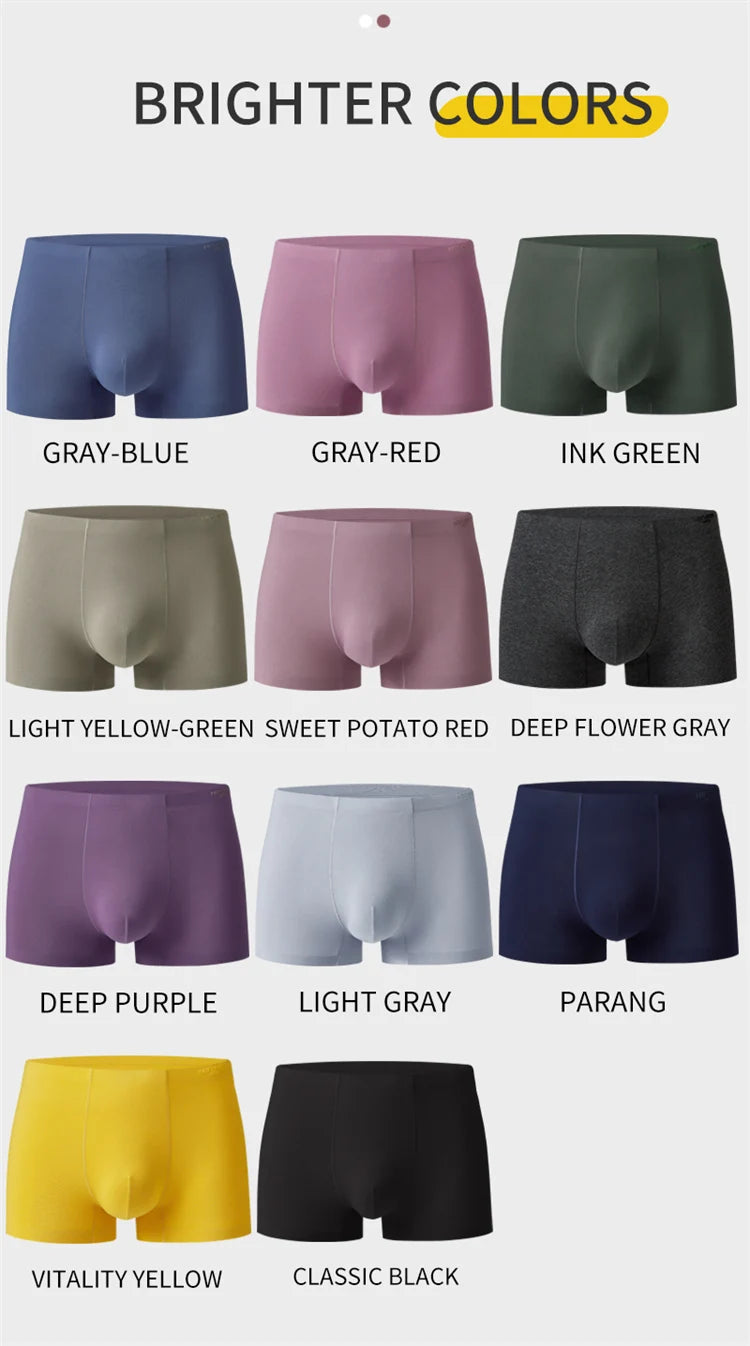 3-Pack Men’s Graphene Antibacterial Boxer Shorts – Comfortable & Durable