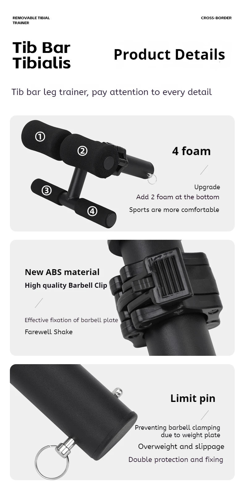 Detachable Cast Iron Leg Lift Ankle Muscle Trainer For Tibialis Anterior Leg Workout Weighted Fitness Equipment New Design