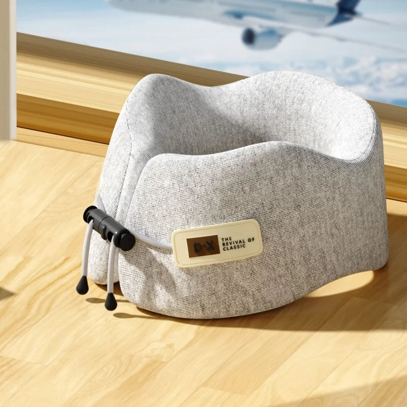 Portable Memory Foam Travel Pillow U-Shaped Ergonomic Neck Support For Airplane Car Office Nap Sleeping Headrest Soft Cushion