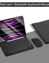 For iPad Keyboard Case For iPad 2024 iPad Air 11-in 13-in M2 Pro 11-in 13-in M4 Pro 11 12.9 10.2 9/8/7th 10.5 9.7 Air 3 2 Case
