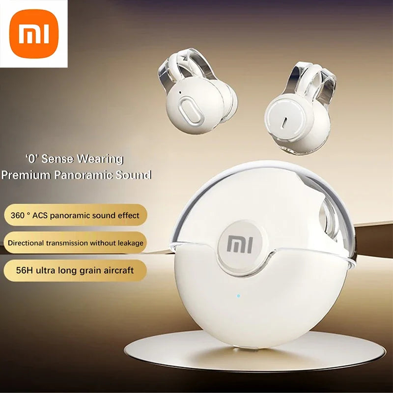 XIAOMI S36 Bluetooth Earphone 360°ACS True Wireless earbuds EarClip Open Ear Sport Stereo Headset Built-in Mic For Phone