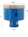 Dry Diamond Drilling Core Ceramic Tile Hole Saw Cutter Granite Marble Drill Bits Tiles Crowns with M14 Thread Opener