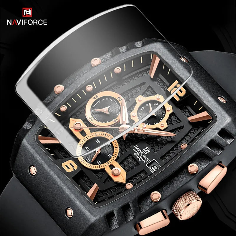 Watches Silicone Band Military Quartz Wristwatches Fashion Waterproof Clock Relogio Masculino