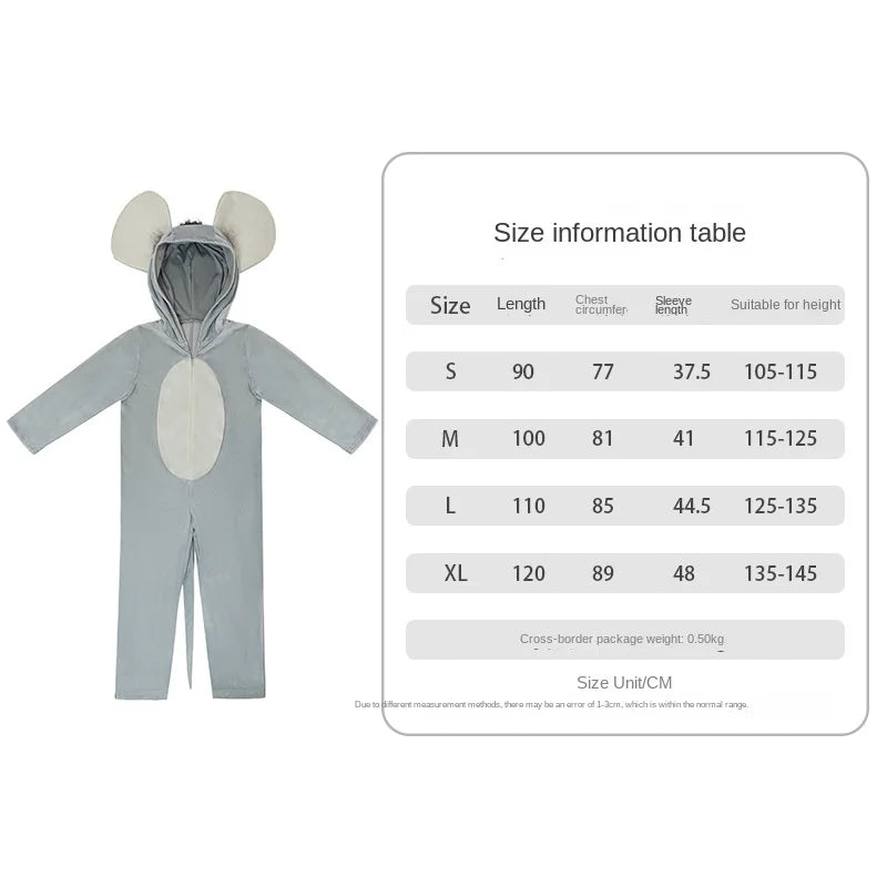 Animal Cosplay Costumes Mouse Style Cos Suit Christmas School Stage Performance Costumes