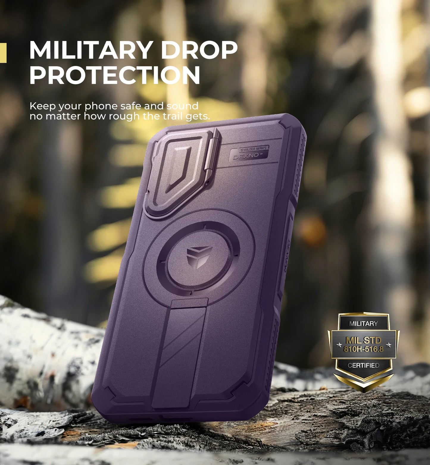For Samsung Galaxy S25/S25 Plus/S25 Ultra Shockproof Case with Built-in Sliding Camera Cover Built-in Screen Protector Kickstand