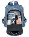 Leather Backpacks Casual Knapsack Large Capacity Packs School Backpack For College Students Travel Bags