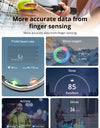 R10 Smart Ring with Charging Case for Men Women, Health and Sleep Monitor, 5ATM Waterproof, Multi-sport Mode