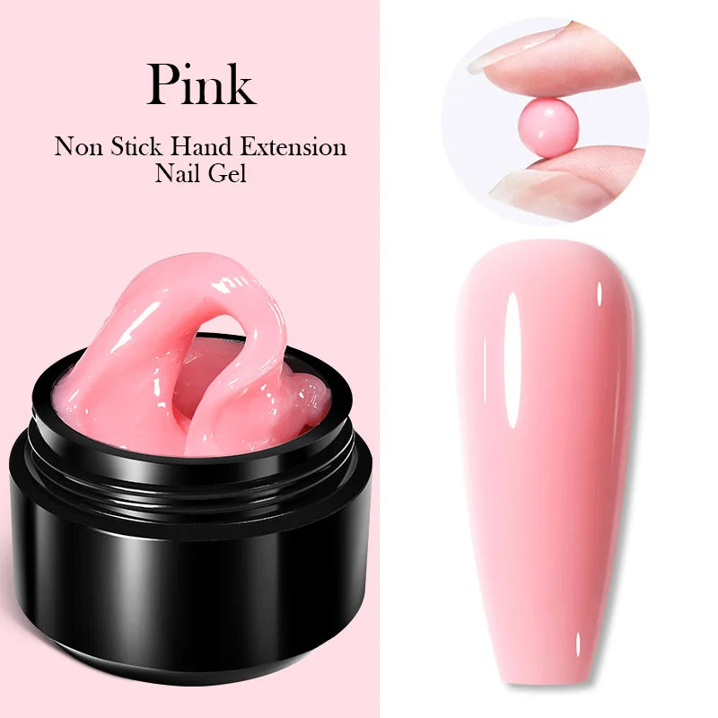 15ml Non Stick Hand Extension Gel Nail Polish Carving Flower Nail Art Shaping Solid Acrylic Nail Gel Varnish