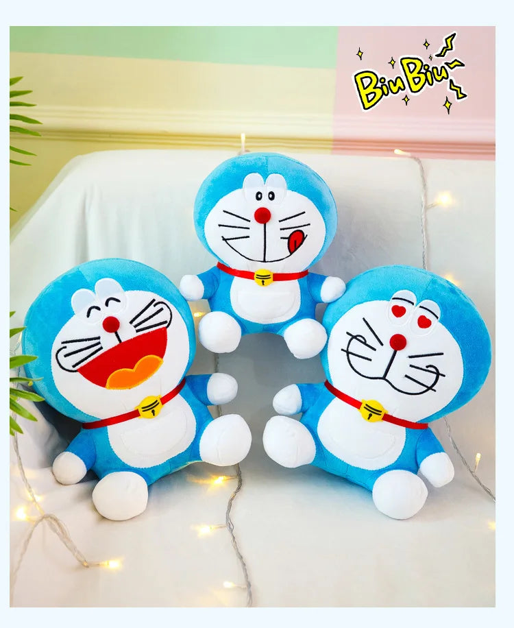 70cm Large Size cute Doraemon Plush Toy Stand By Me Cute Stuffed Plushie Doll Cartoon Cat Animal Sofa Bed Pillow Toy Gifts