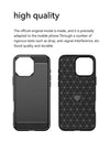 For iPhone 16 Pro Max Case Silicone Carbon Fiber Protector Case For iPhone 16 Pro Max Cover Shockproof Rubber TPU Cover Case