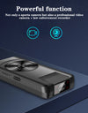 1080P Mini Camera Remote Control 180 Degrees Wide Angle Motion Dection Body Camera with Rotating Back Clip Support 256G