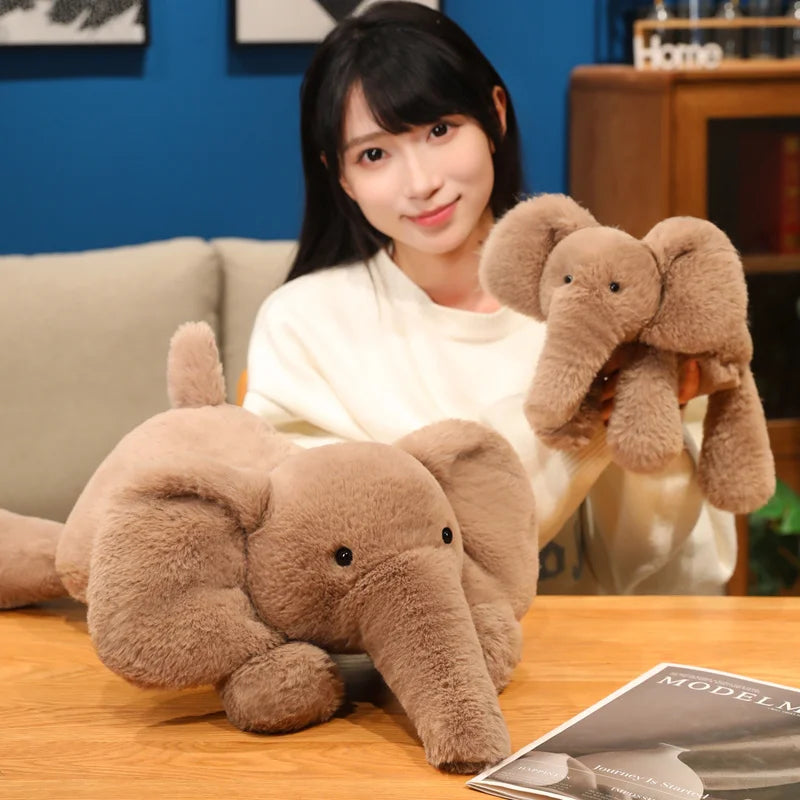 Soft Elephant Plush Stuffed Animal Pillow