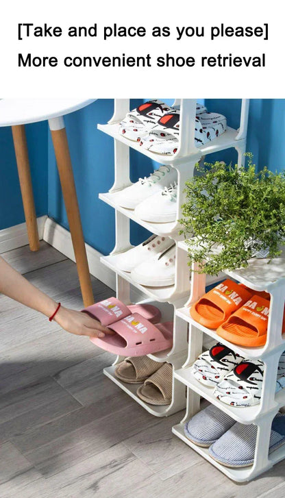 Multi-Layer Shoe Rack Storage Organizer Simple Home Furniture Vertical Shoes Rack Sneakers Shoe Cabinets Easy to Assemble Foyer