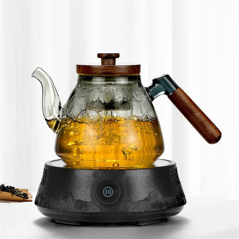 1000ml High Borosilicate Glass Teapot with Tea Infuser