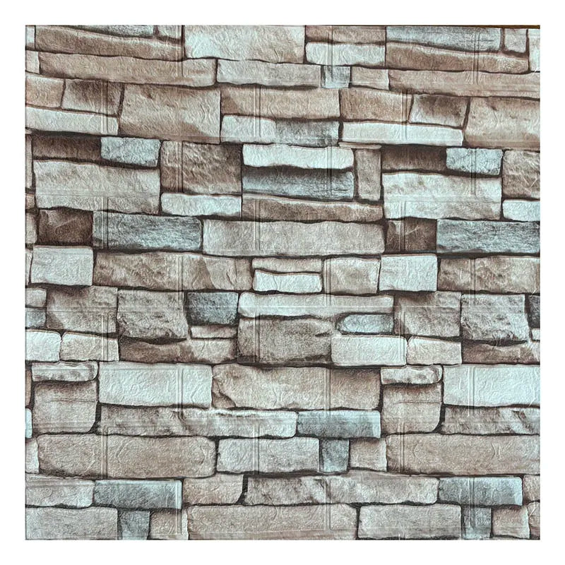 3D Wallpaper Decoration Self-adhesive Antique Foam Brick Wallpaper