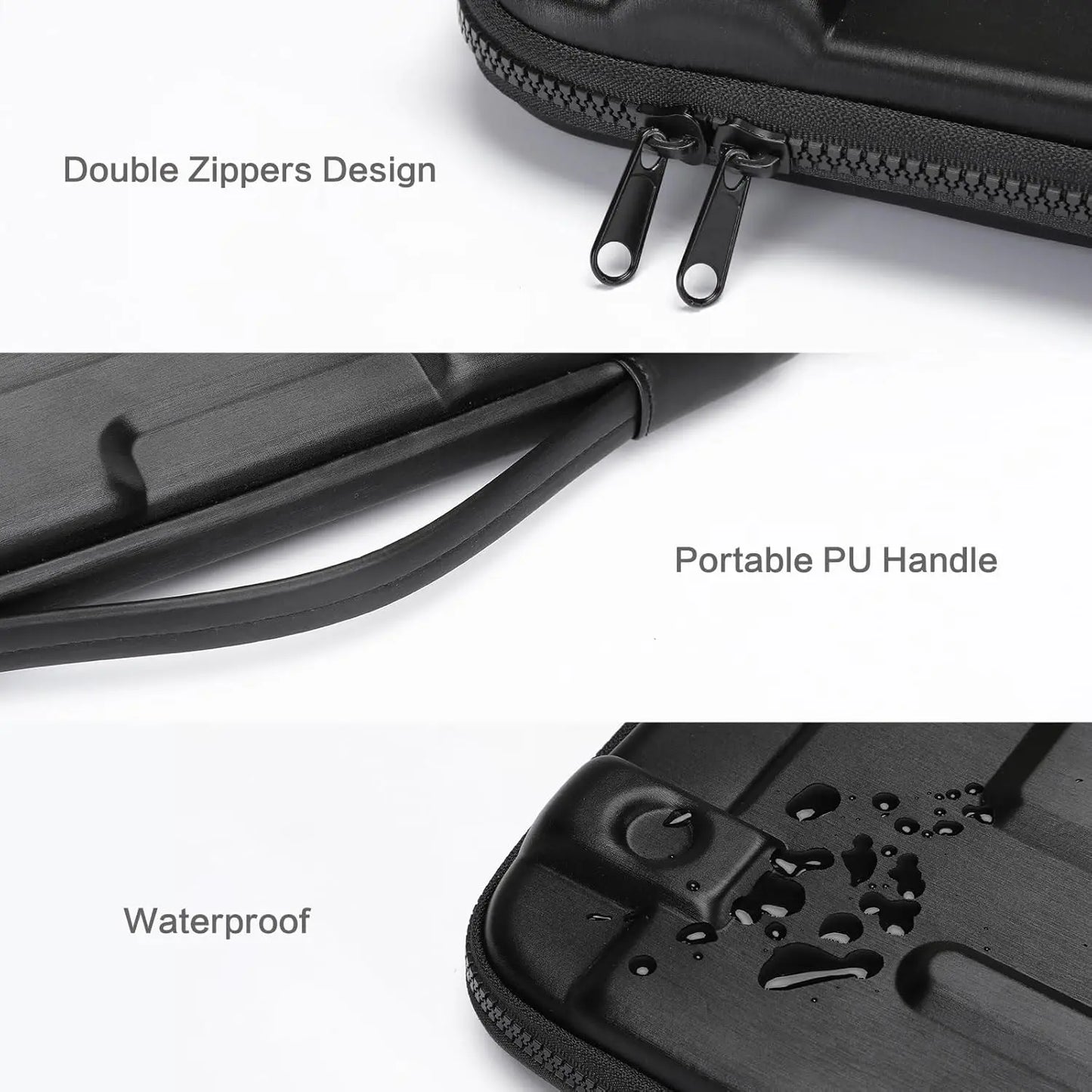 Hard Shell Laptop Case Sleeve Shoulder Bag for Macbook Air Pro 15 16 inch Dell Asus Shockproof Computer Handbag Briefcase Cover