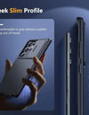 for Samsung Galaxy S24 S23 Ultra Case with Camera Cover Screen Protector Silky Touch Military Drop Protection Phone Case