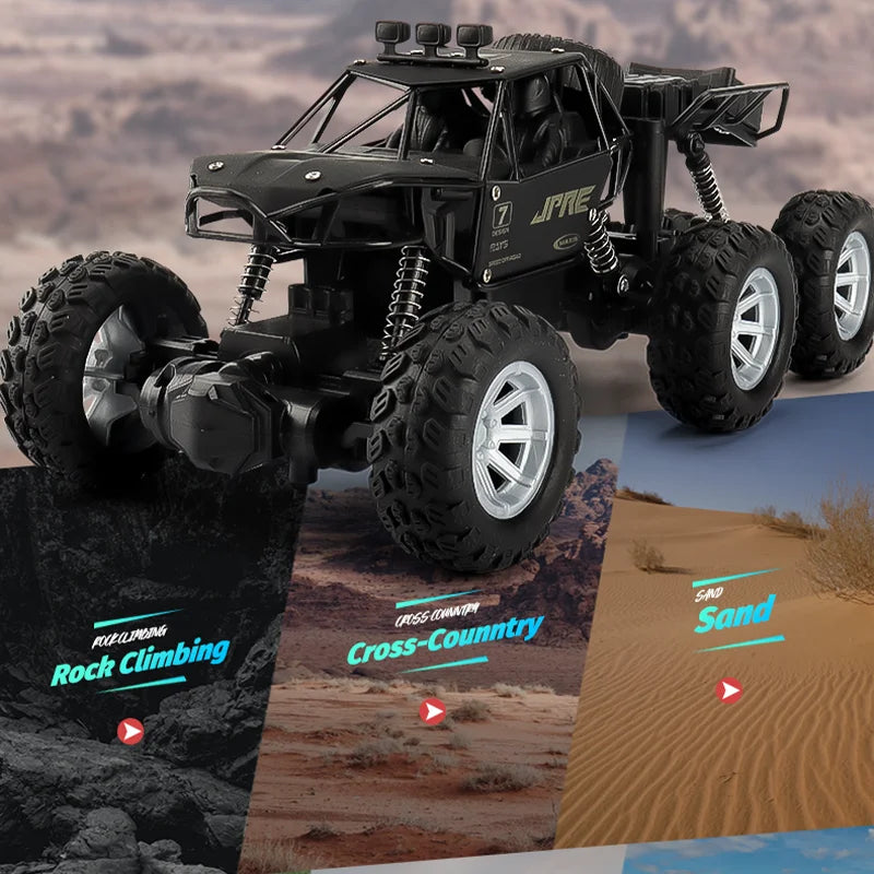 1 to 18 Scale Six Wheel Drive Remote Control Off Road Climbing Truck