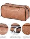 PU Leather Tobacco Smoking Pipe Bag for 2 pipes Portable Herb Tobacco Smoking Pipe Case Smoking Tools Accessories