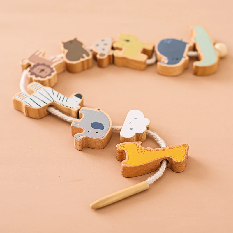 Wooden Sorting Stacking Rocks Stones Sensory Toddler Toys Learning Montessori Toys Building Blocks Game Kids Birthday Gifts Toys