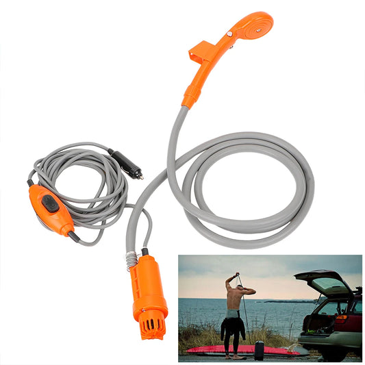 Portable 12V Caravan Camping Shower Pump Kit