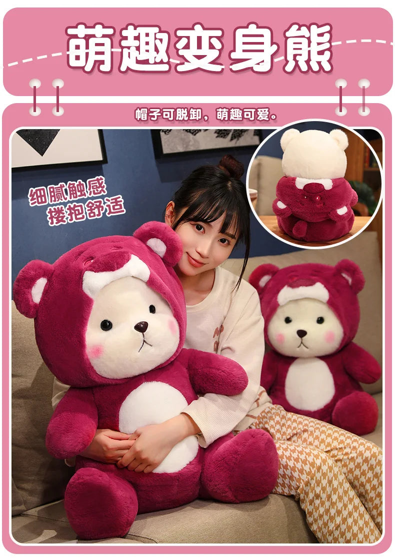 Cute Teddy Bear Plush Stuffed Animal Soft Pillow