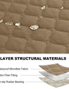 Office Chair Cover Anti-slip Long Boss Office Chairs Pad 1piece with Elastic Strap Swivel Computer Dust Armchair Slipcover