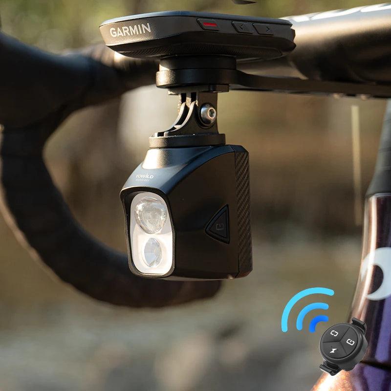 Bike Lights With Focus/Flood Beam 1900LM Rechargeable Led Bicycle Front Lights IPX6 As Power Bank Mtb Cycling Headlight