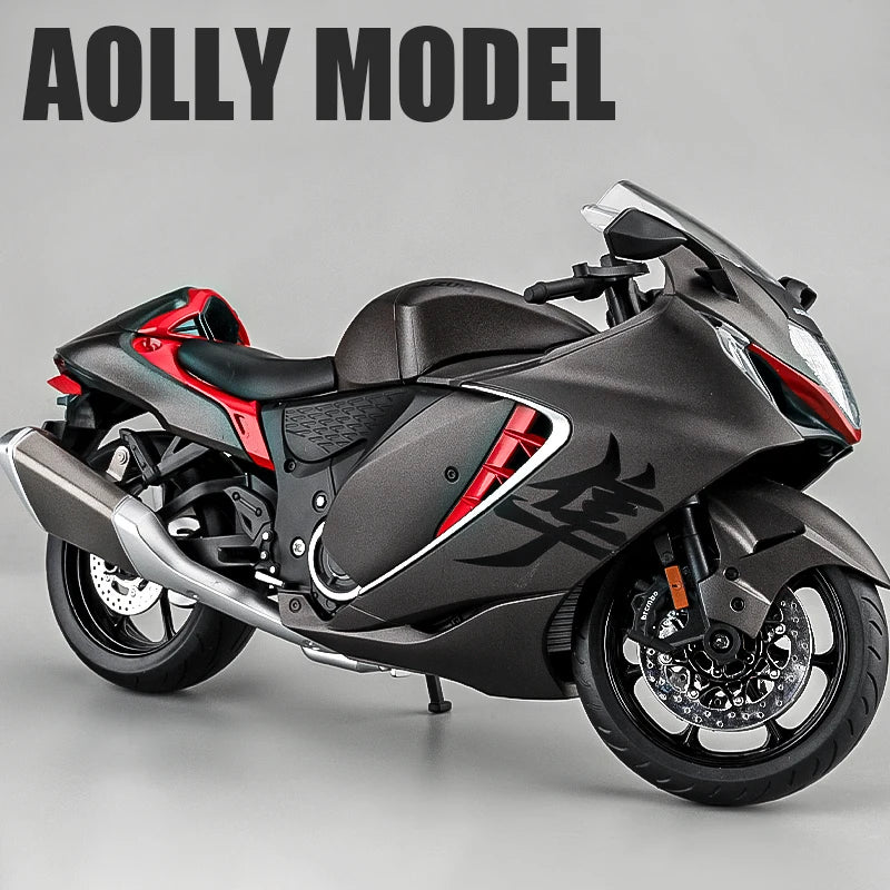 1:9 Kawasaki H2R Ninja V4S S1000RR Alloy Die Cast Motorcycle Model Toy Vehicle Carrying lights Off Road Autocycle Toys Car