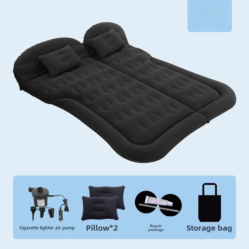 Car Inflatable Bed Mattress Interior Travel Flocking SUV Bed Mattress Car Interior Air Cushion Travel Bed
