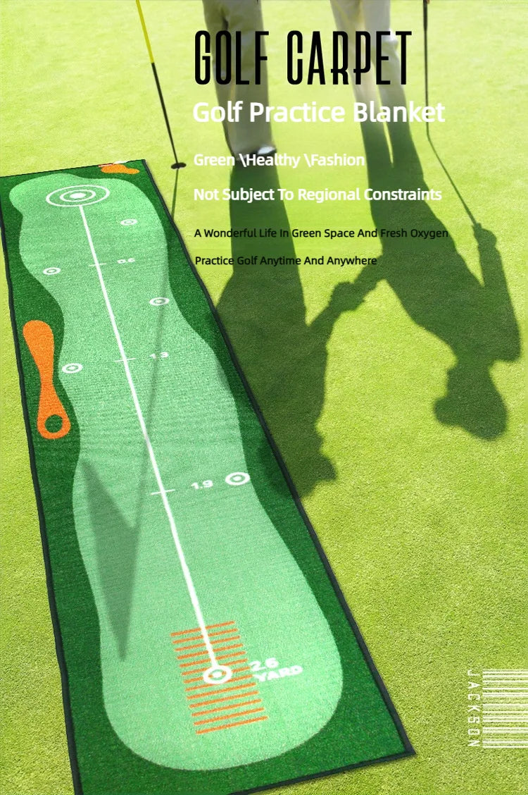 50X300CM Golf Putting Green Mat Indoor Equipment For Home Office Mini Training Practice Durable Hitting Garden Aid For Outdoor