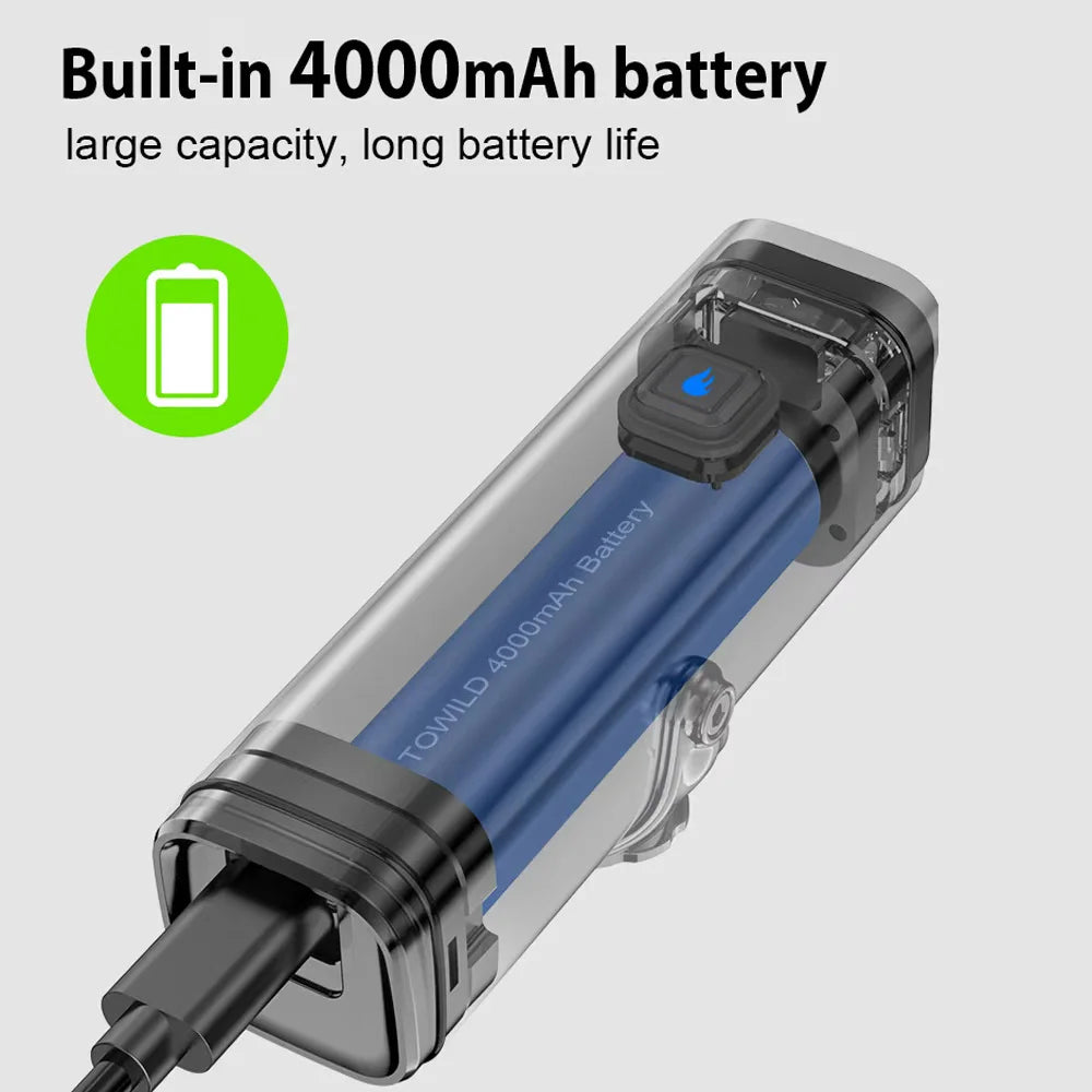 Bike Front Light IPX6 waterproof Rechargeable Bicycle Light 1000LM Cycling Headlight LED Flashlight MTB Bike Lamp