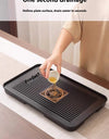 Bamboo Tea Tray Portable Dishes Rectangle Tea Ceremony Chaban Tea Chaban Tea Table Dual Purpose Drainage Water Storage