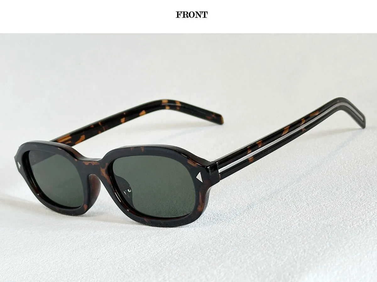 Oval Fashion Sunglasses With UV400 Protection