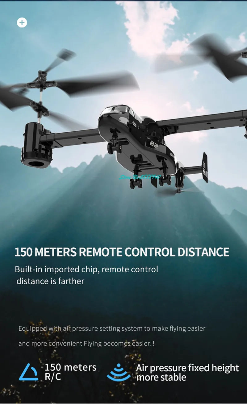 Professional Six Channel Brushless Remote Control Military Helicopter