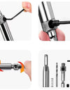 3/4/7 PCS Self Centering Hinge Drill Bit Set High-speed Steel Woodworking Door Window Hinge Drill Bit Positioning Hole Opener
