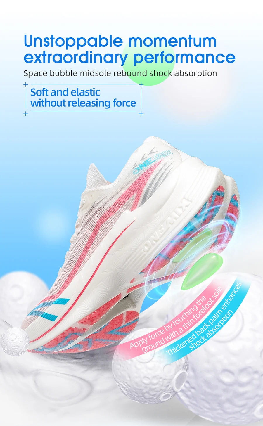 Carbon Plate Marathon Running Shoe Pro Tests Stable Support For Shock-absorbing Ultralight Bounce Sneakers