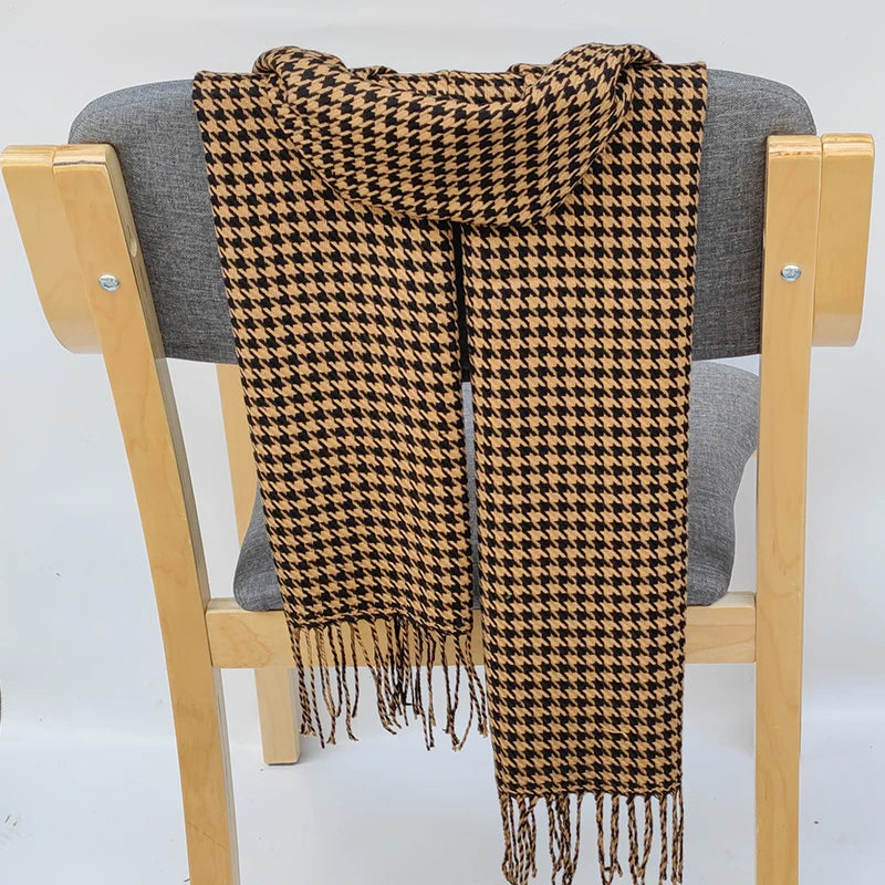 Classic lattice men soft shawl plaid scarves shawl wraps shawl neckerchief headband muffler
