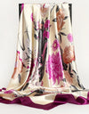 Square Women Scarves Silk Office Ladies Hair Neck Bandanna Headband Foulard Headcloth Muslim Headscarf Female muffler