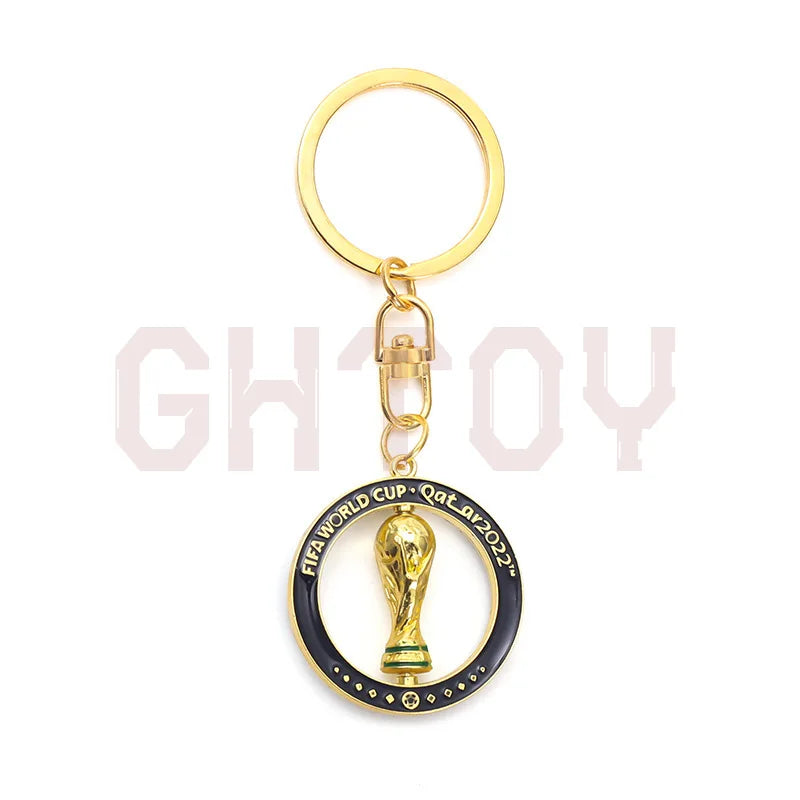 2026 World Cup Football Fan Metal Keychain Soccer Sports Souvenir
