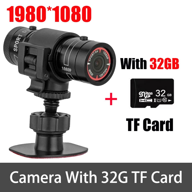 HD 1080P Action Sports Helmet Camera for Motorcycle Bicycle and Outdoor Recording