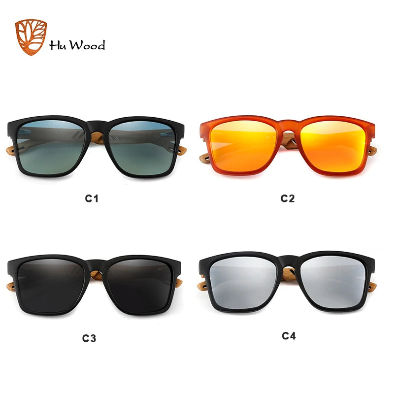 Polarized Wooden Sun glasses Driving Eyewear Fishing Sports