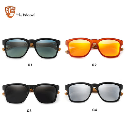 Polarized Wooden Sun glasses Driving Eyewear Fishing Sports