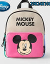 Disney Cartoon Backpack Women's Mickey Mouse Donald Duck Pattern Student School Bag Large Capacity Backpack Girls Shoulder Bag