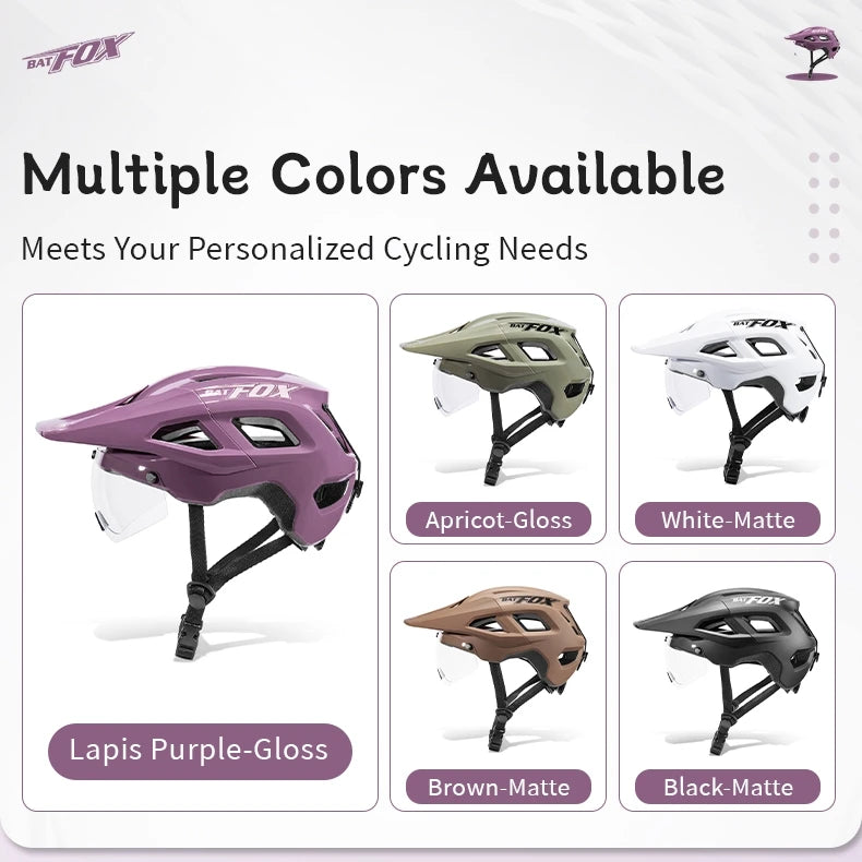 Cycling Helmet With Magnetic Lens And Removable Lining