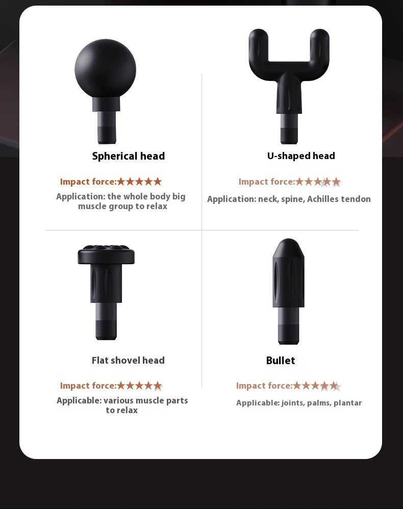 Smart Fascia  Neck Shoulder Cervical Foot Body Relaxation Back High Frequency Massage   Massage Percussion Hammer fitness