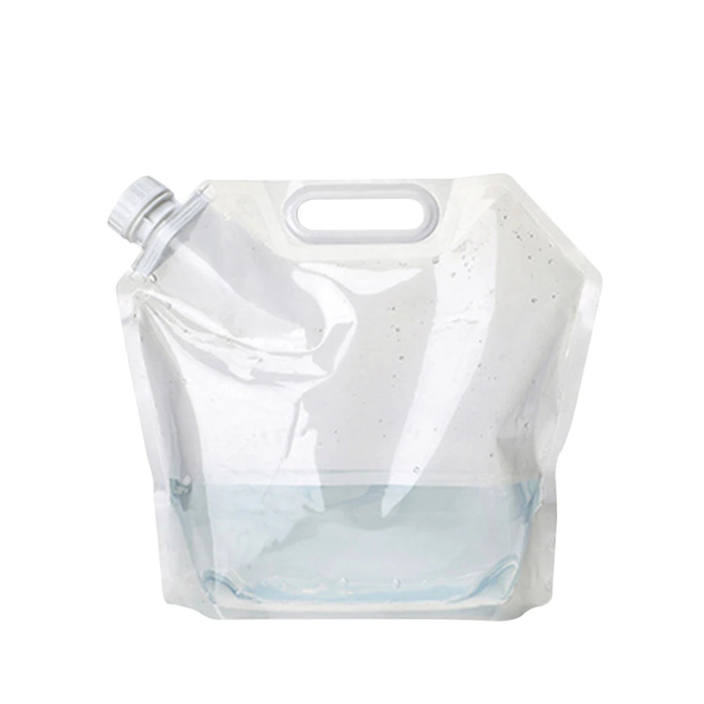 5/10/15L Outdoor Camping Water Bag Portable Folding Bucket Large Capacity Water Container with Handle Travel Camping Supplies