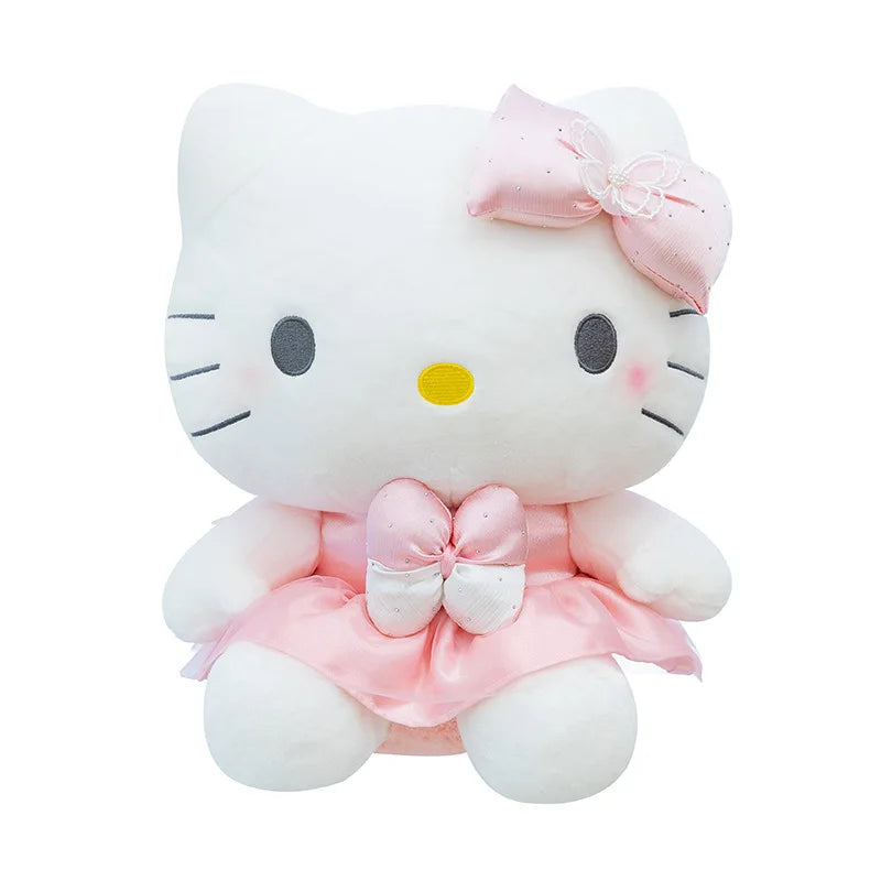 Kawaii 60cm Hello Kitty Stuffed Doll Sanrio Plush Toy Anime Dream Series Cute Girl Kids Birthday Gift Soft Sleeping Pillow