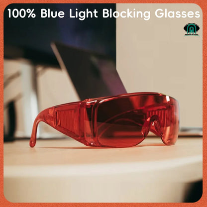 blue light blocking orange-red Lens goggle Glasses 100% Green light Blocking Fashions style Men Women Computer Reading goggle